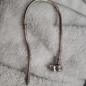 Pandora silver bracelet for charms